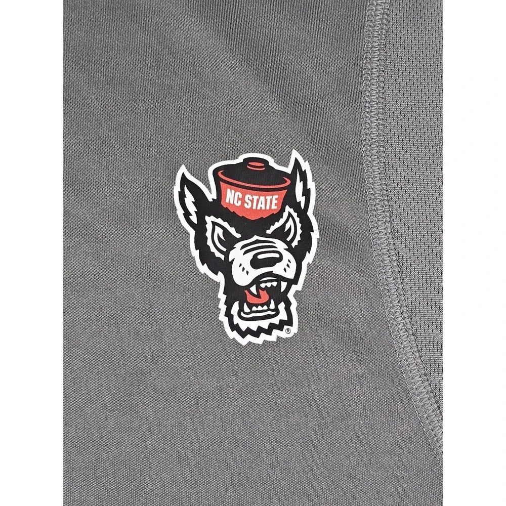 Adidas NC State‎ Wolf Pack AeroReady Dry Tech Mens Large Grey Team Issue Polo